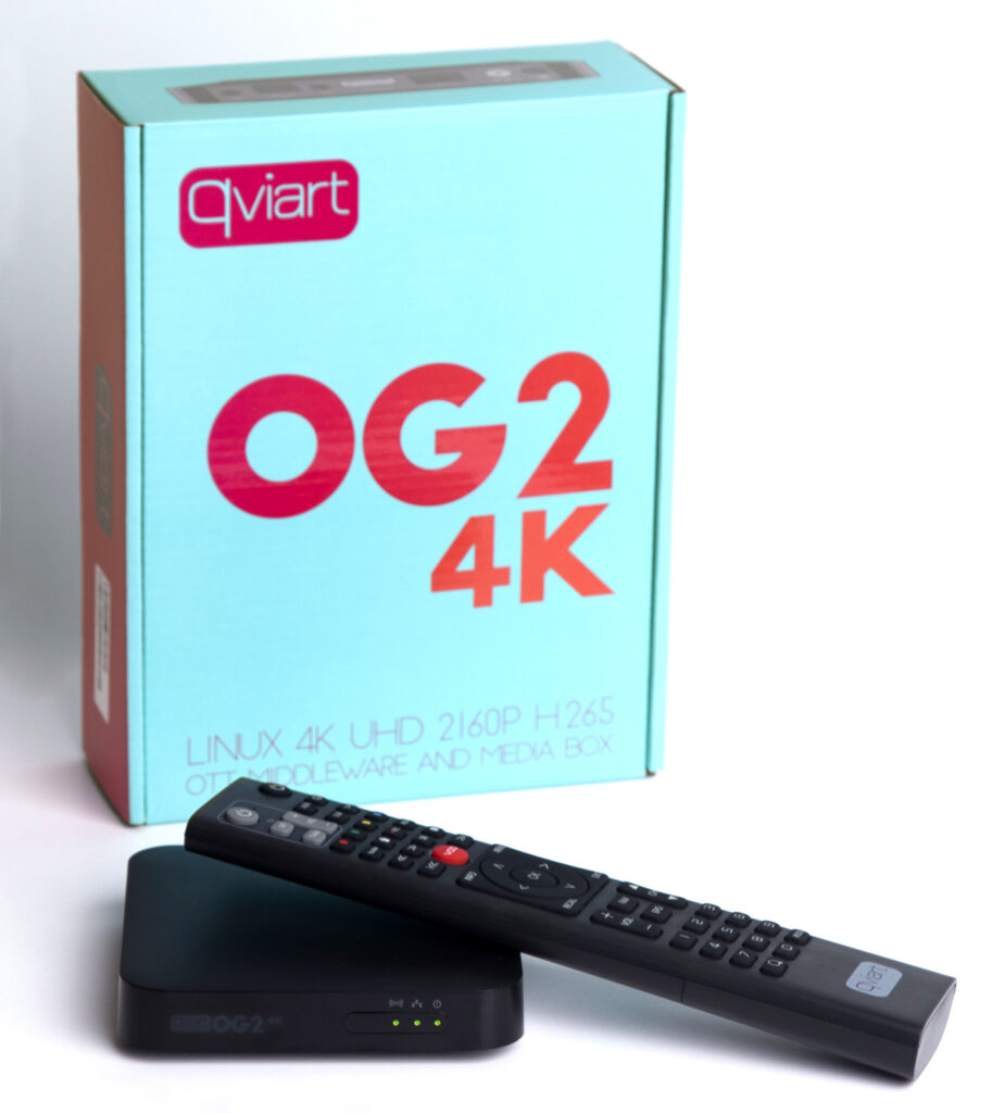 IPTV Boks - Qviart OG2 4K - et stærk alternativ til MAG, TVIP og Formuler IPTV bokse - værd at kigge nærmere på.